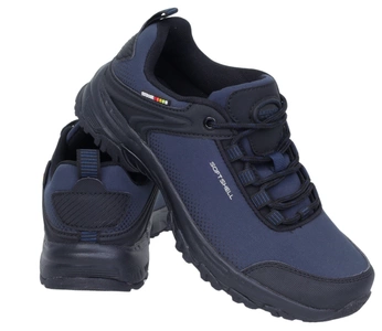 Granatowe adidasy chłopięce nieprzemakalne Softshelle półbuty