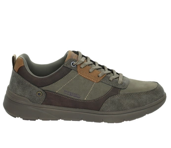 Eleganckie sportowe buty męskie adidasy khaki wygodne American