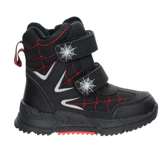 Buty zimowe chłopięce na rzepy ciepłe i wytrzymałe Spidermen American Club