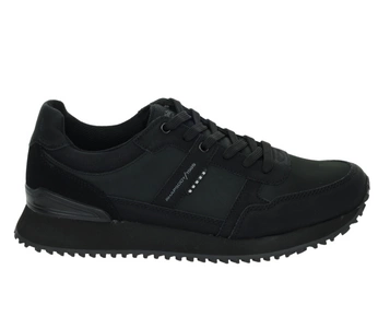 Czarne adidasy męskie z wygodną i miękką wkładką American Club