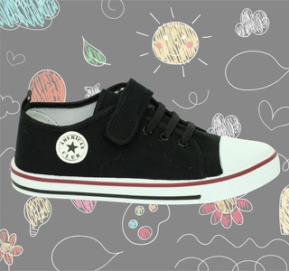 Trampki przedszkolne dziecięce pantofle na rzepy American Club