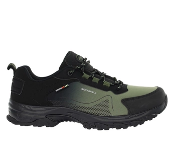 Zielone buty trekkingowe męskie wodoodporne adidasy American Club