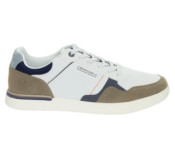 Białe adidasy męskie wygodne z profilowaną wkładką memory foam American Club